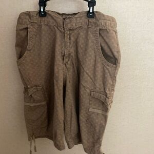 Men's Brown Extreme Coalicion Cargo Shorts size 30 waist